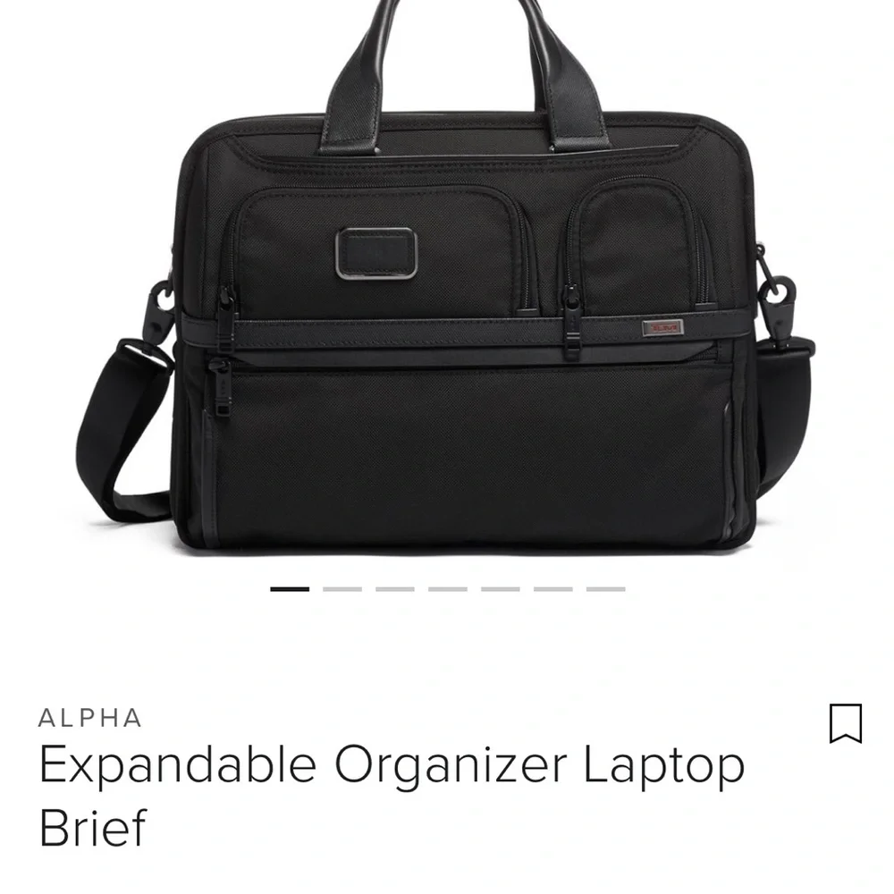 TUMI Expandable Organizer Laptop Briefcase